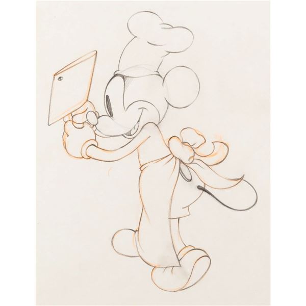 A  "Mickey's Trailer " Production Drawing.