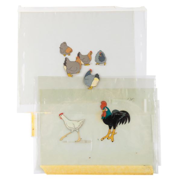 A Pair of  "Farmyard Symphony " Production Cels.