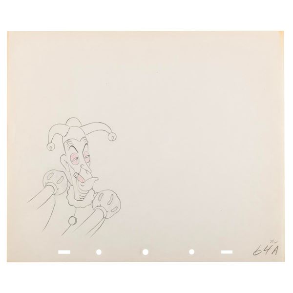 A  "Mother Goose Goes Hollywood" Production Drawing.