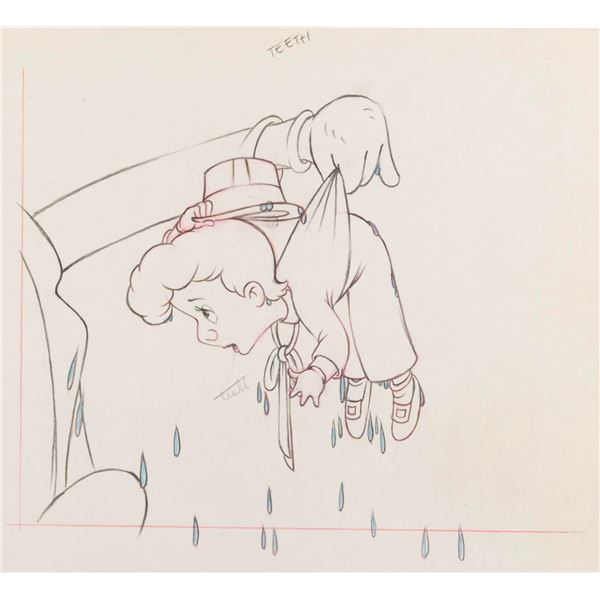 A  "Mother Goose Goes Hollywood " Production Drawing.