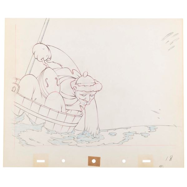 A  "Mother Goose Goes Hollywood " Production Drawing.