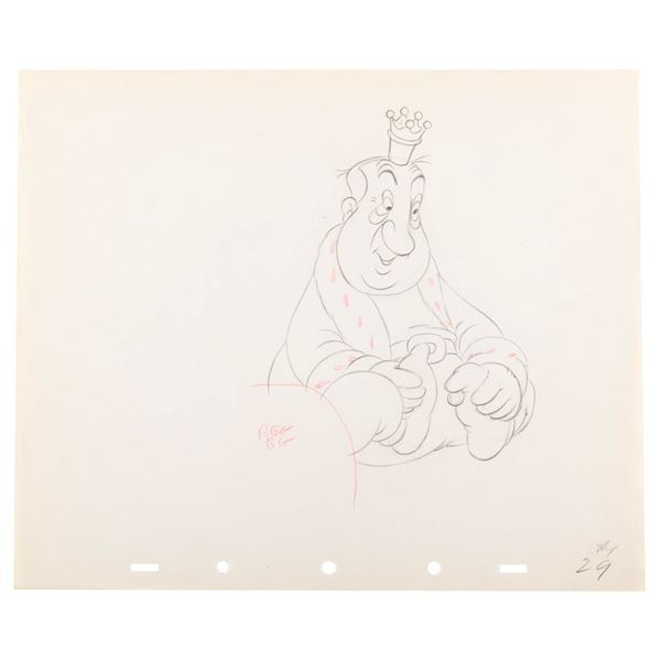 A  "Mother Goose Goes Hollywood " Production Drawing.