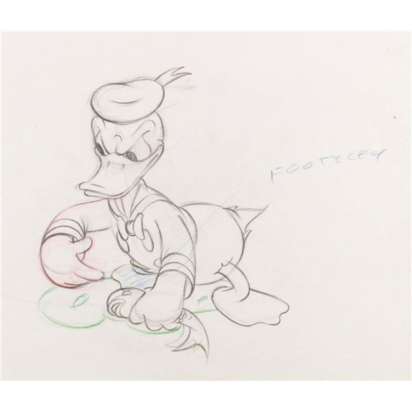 A "Donald’s Penguin " Production Drawing.