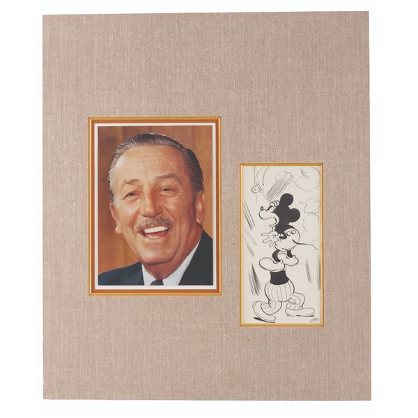 A Mickey Mouse Inker Drawing and Stamp Dedication Program.