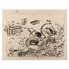 Image 1 : A  "Pinocchio " Concept Sketch Photo Print.