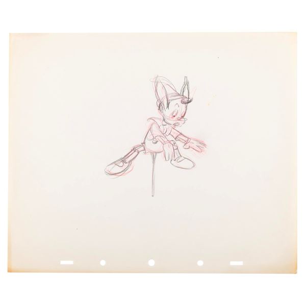 A "Pinocchio " Original Production Drawing.