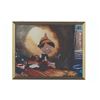 Image 1 : A  "Pinocchio " Stained Glass Display.