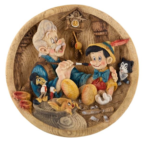 A  "Pinocchio " Decorative Plate.
