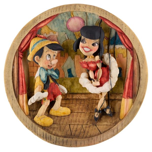 A  "Pinocchio " Decorative Plate.