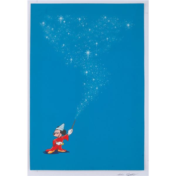 A Sorcerer Mickey Publication Painting.