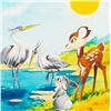 Image 1 : A  "Bambi " Book Art Original Painting.