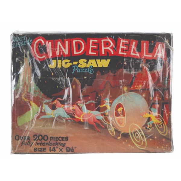 A  "Cinderella " Jigsaw Puzzle Box.