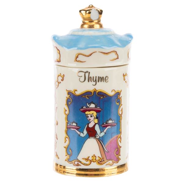 A  "Cinderella " Thyme Jar by Lenox.