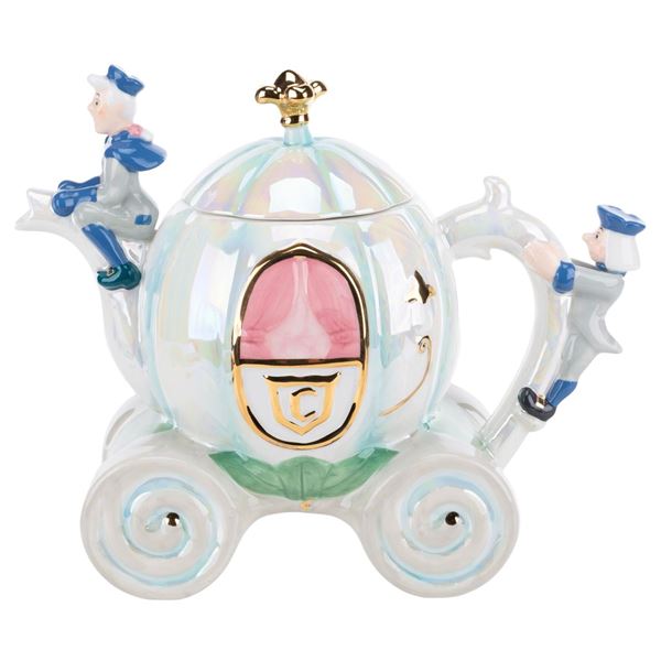A  "Cinderella " Carriage Teapot.