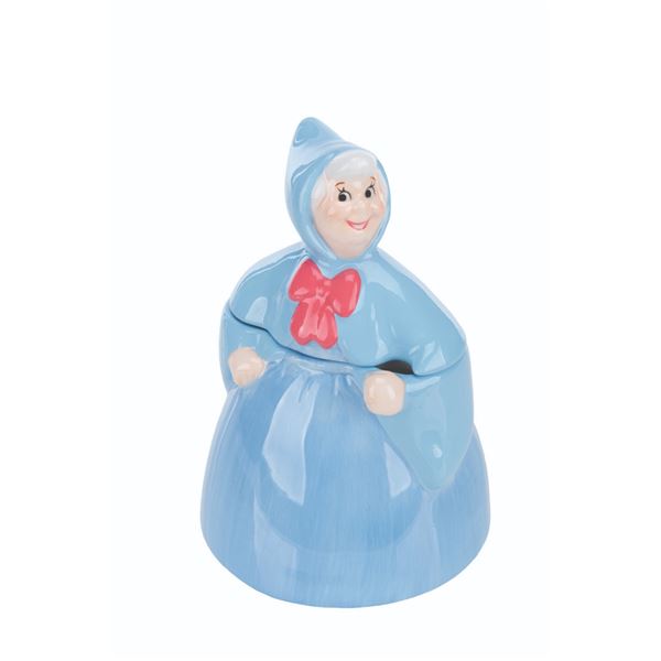 A Cinderella’s Fairy Godmother Sugar Bowl.