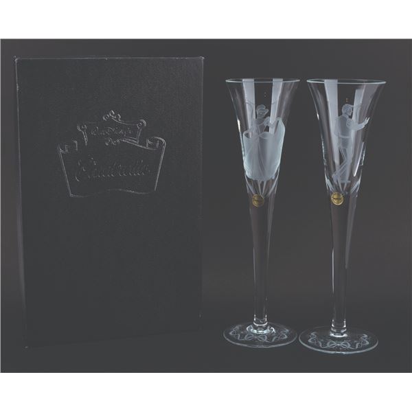 A  "Cinderella " Champagne Flute Set.