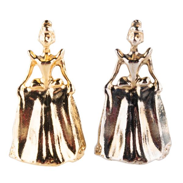A Pair of  "Cinderella " Pins.