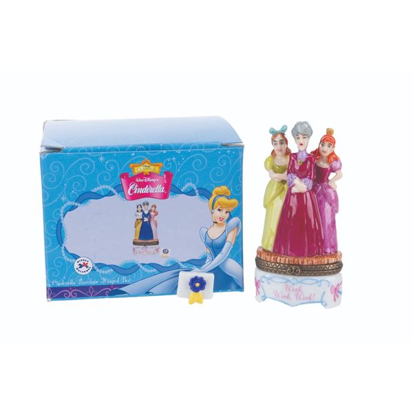 A "Cinderella " Stepmother and Stepsisters Trinket Box.
