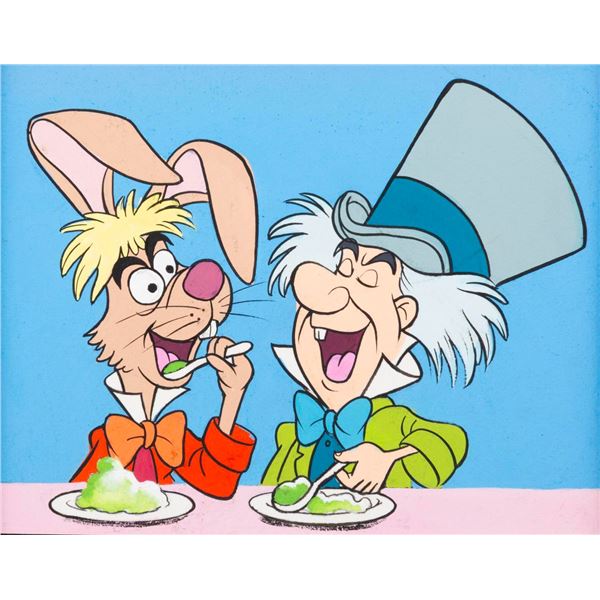 Original  "Alice in Wonderland " Book Art.