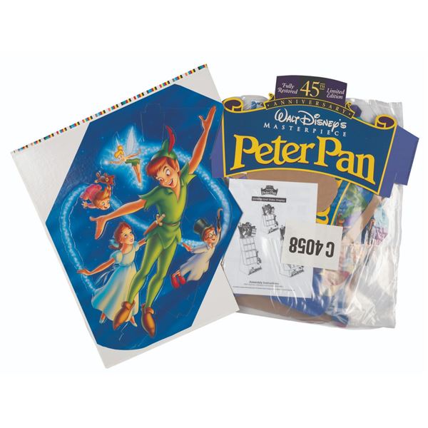 A  "Peter Pan " 45th Anniversary DVD Store Standee.