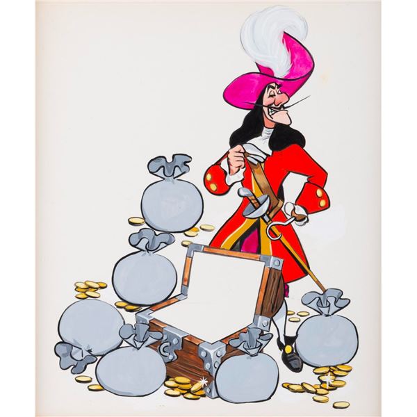 An Original Painting of Captain Hook.