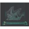 Image 1 : An Etched Glass Tinker Bell Plaque.