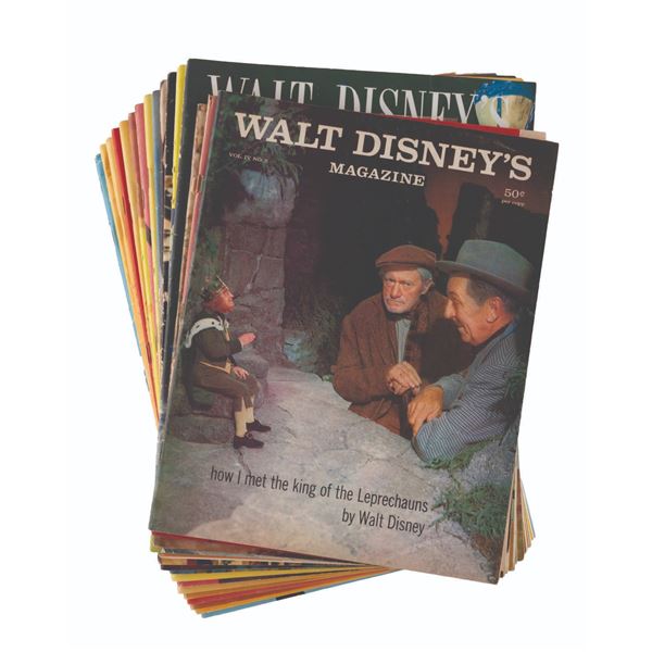 A Collection of 1950s Disney Magazines.