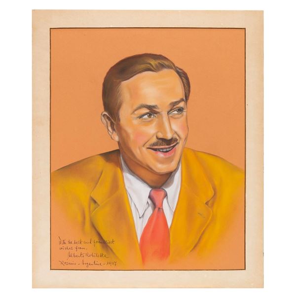 A Walt Disney Portrait Drawing.
