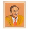 Image 1 : A Walt Disney Portrait Drawing.