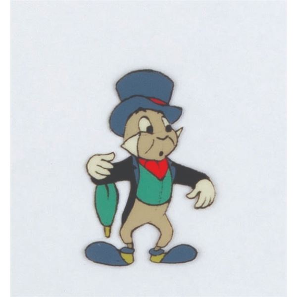An Original Production Cel of Jiminy Cricket.