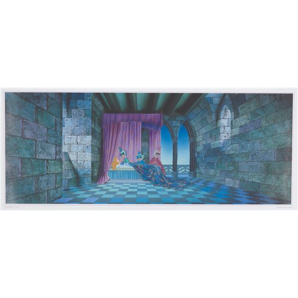 A Disney Gallery Images  "Sleeping Beauty " Lithograph.