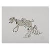 Image 2 : A  "One Hundred and One Dalmatians " Perdita and Puppies Sericel.
