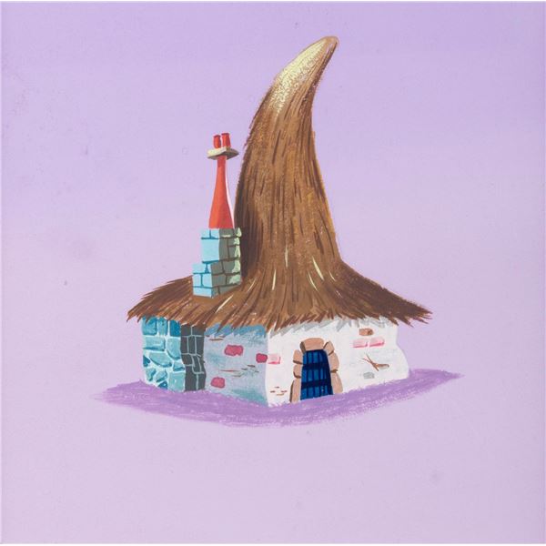 A  "The Sword in the Stone " Original Book Painting.