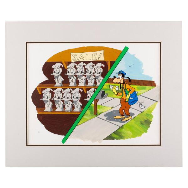 A Goofy Educational Filmstrip Production Cel.