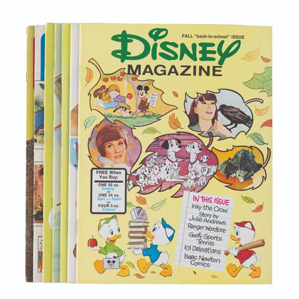 A Collection of Disney Magazine Issues.