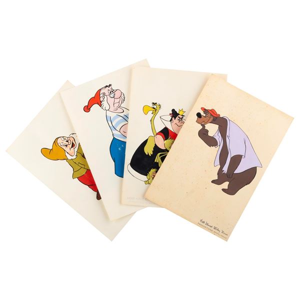 A Dutch Disney Character Paintings Collection.