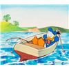 Image 1 : A 1970s Donald Duck Comic Book Painting.