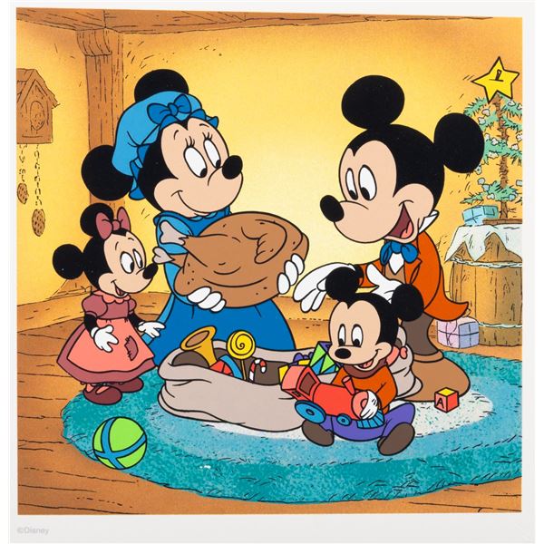 A  "Mickey's Christmas Carol " Limited Edition Serigraph.