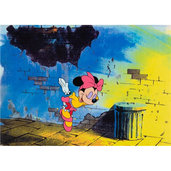 A  "Totally Minnie " Production Cel and Drawing.