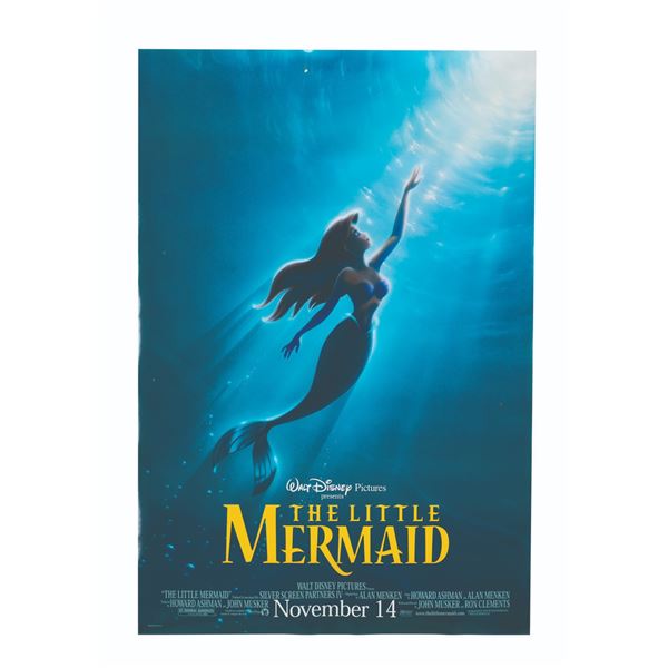 A 1998  "The Little Mermaid " Re-Release One-Sheet.