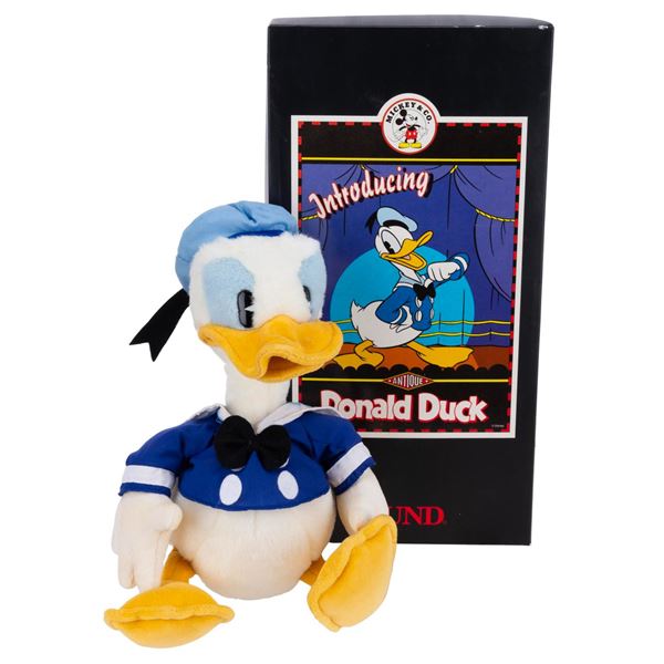A Plush Donald Duck by Gund.