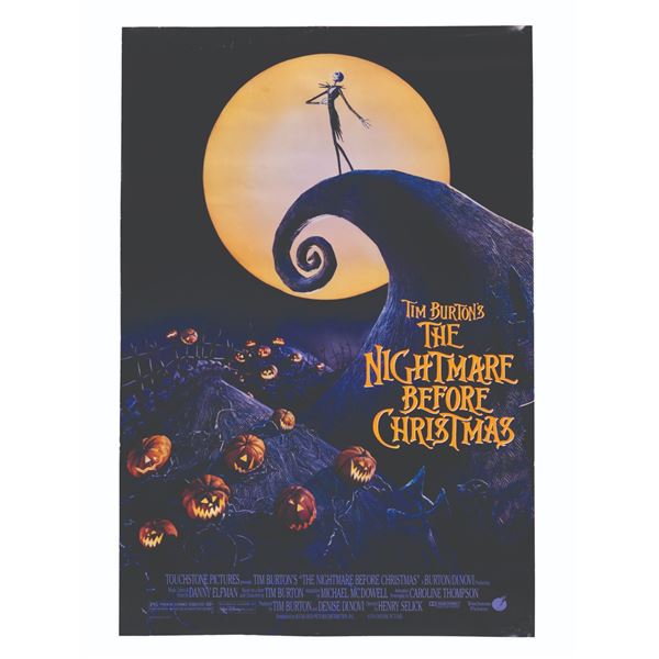 A  "The Nightmare Before Christmas " One-Sheet.