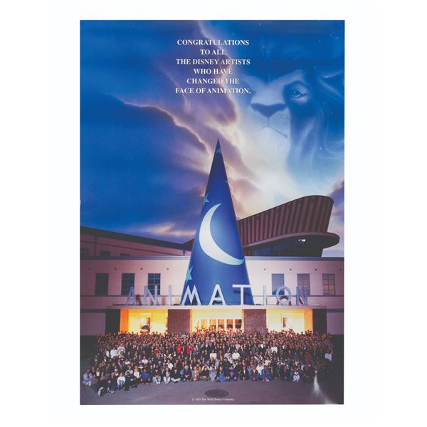 A Disney Feature Animation Team Poster.