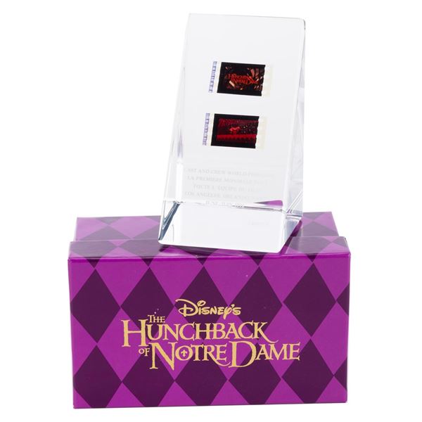 A "Hunchback of Notre Dame " World Premiere Crew Gift.