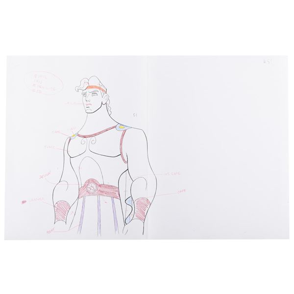 Production-Used  "Hercules " Color Call-Out Copies.