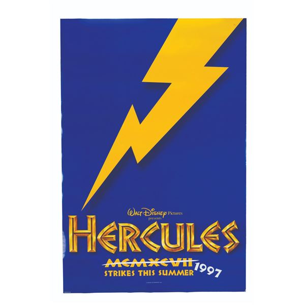 A Blue "Hercules " Teaser One-Sheet.