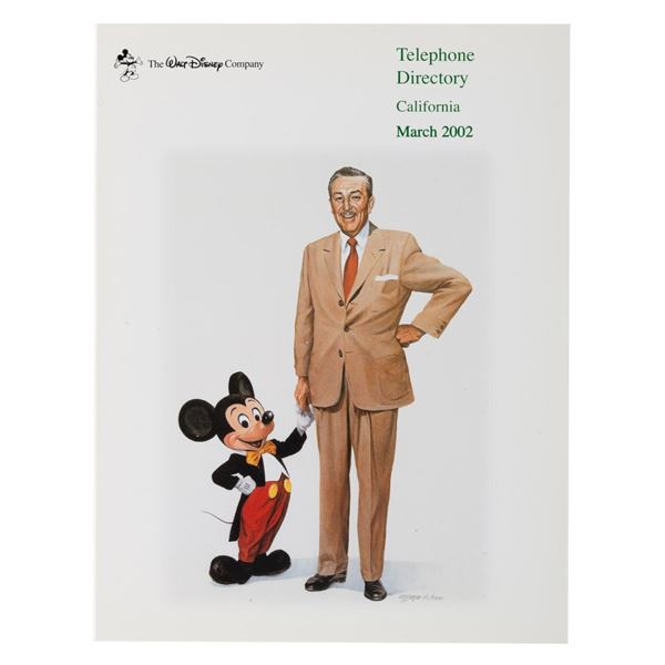 A Walt Disney Company Telephone Directory.