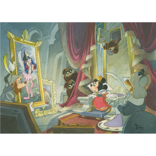 A "Three Musketeers " Toby Bluth Concept Painting.