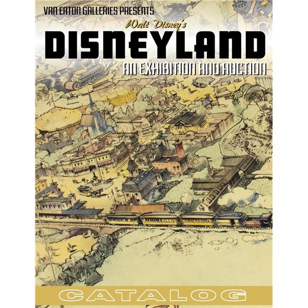 A Rare Walt Disney's Disneyland Hardcover Auction Catalog.