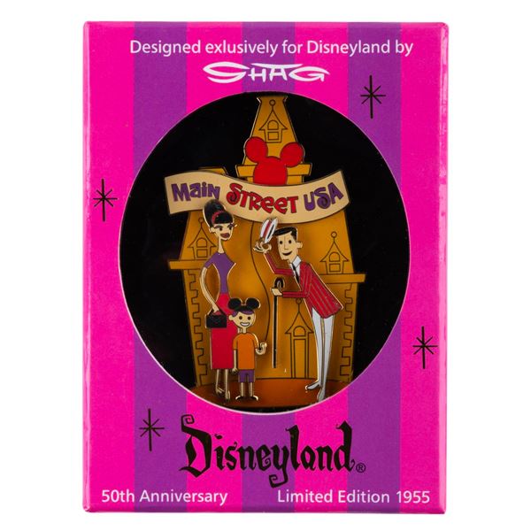 A SHAG Disneyland 50th Main Street, U.S.A. Pin.